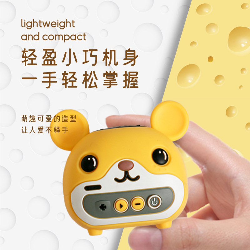 子供用ミニオーディオファットマウス Bluetooth スピーカー誕生日ギフトトレンディなクリエイティブかわいい防水ポータブル学習|undefined