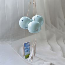 手工陶瓷风铃挂饰 日式和风挂件 家居装饰品创意生日礼物
