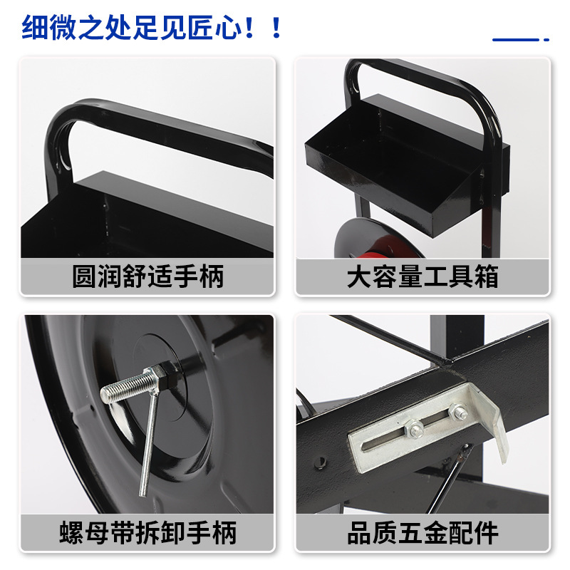 Cinturón de embalaje con placa fabricante de automóviles en stock pelo directo multi-especificación cinturón de embalaje con placa de coche de plástico para mascotas de acero con placa de coche al por mayor