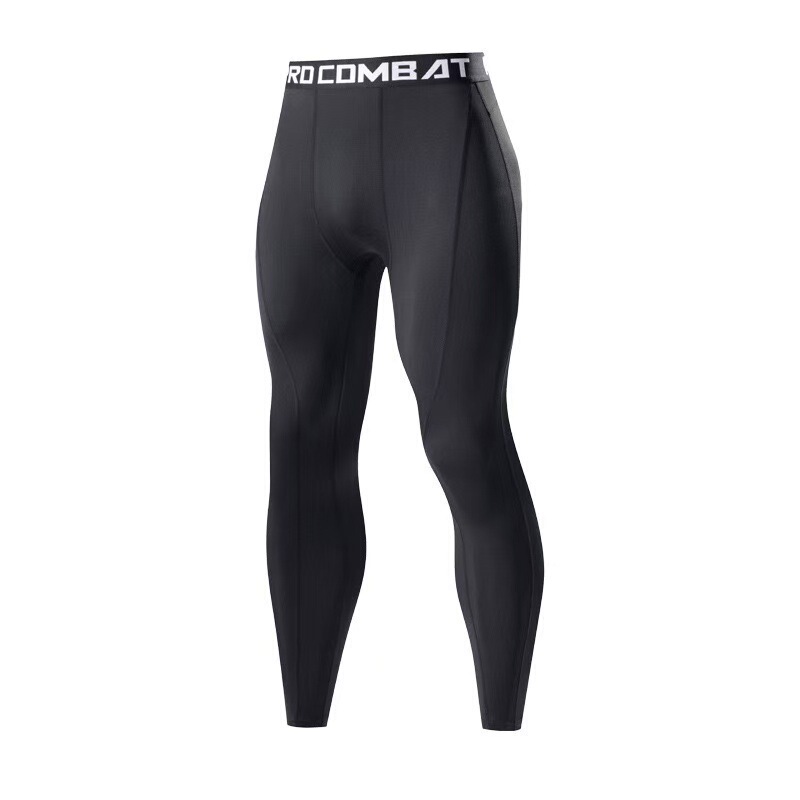 Men's Sports Tight-Fitting Pants, Fitness Running Quick-Dry Compression Pants, Basketball and Football Base Layer Pants, White in Stock Men's Sports Tight-Fitting Pants, Fitness Running Quick-Dry Compression Pants, Basketball and Football Base Layer Pants, White in Stock