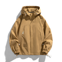 新款秋季男士夹克韩版潮流青年休闲外套时尚立领男装亚马逊跨境