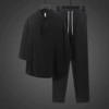 Black trousers, set