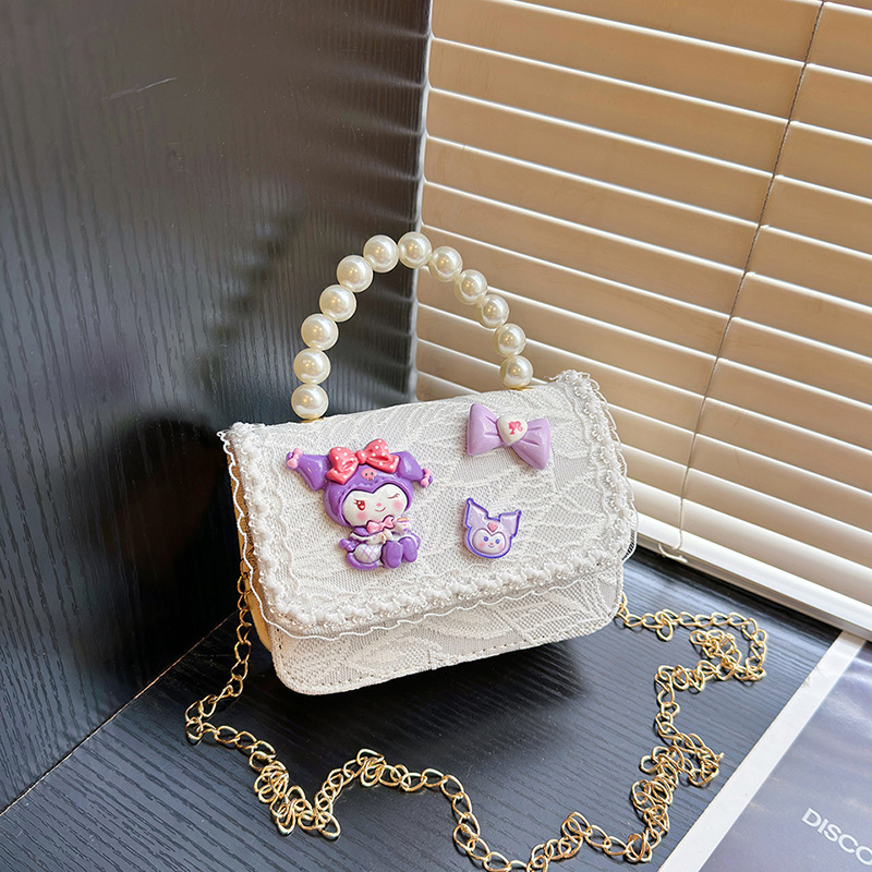 Nuevo niño Kulomi bolso de hombro de moda pequeño viento fragante bolso de niña para salir bolso de hombro coreano universal