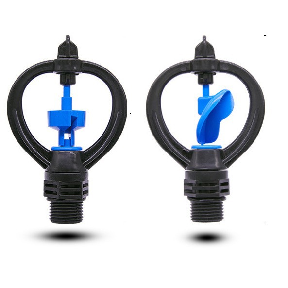 4 puntos azul Media Distancia atomización boquilla redonda turbina impulsor boquilla jardín Greening riego agrícola rociadores