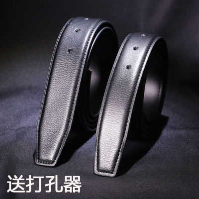 Belt man Pin buckle 3.5cm Does not lead 3.3 Punch holes cowhide business affairs belt 3.0