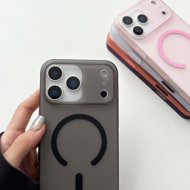 冰雾磁吸适用iPhone17手机壳半透磨砂防指纹苹果16高级感全包硬套|undefined