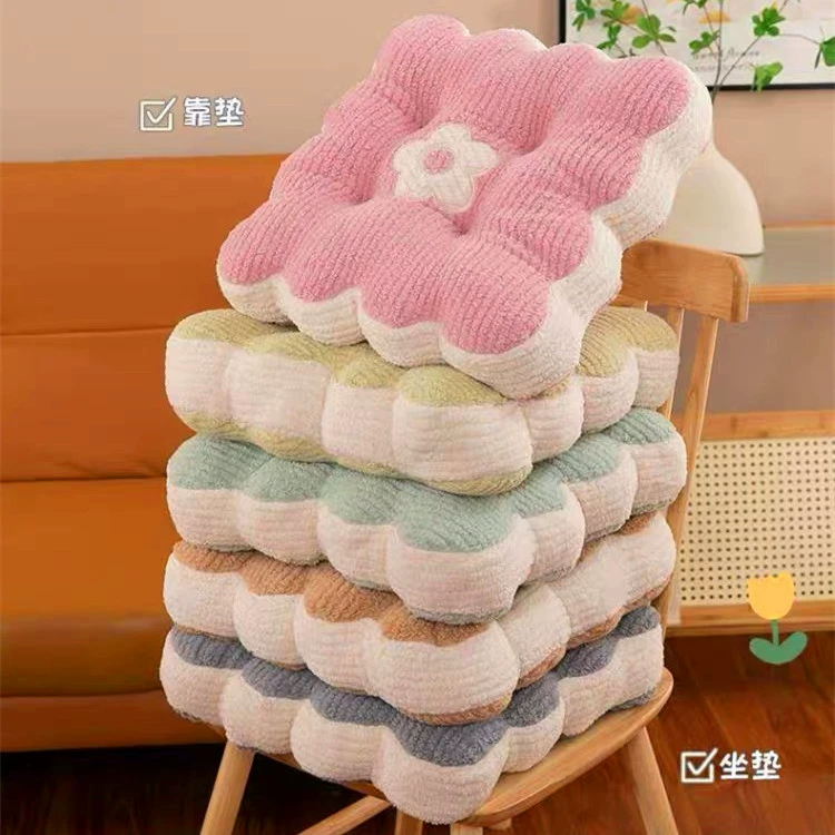 Четыре сезона универсальная утолщение студенческого стула подушка офисный диван мягкая плюшевая подушка печенье подушка