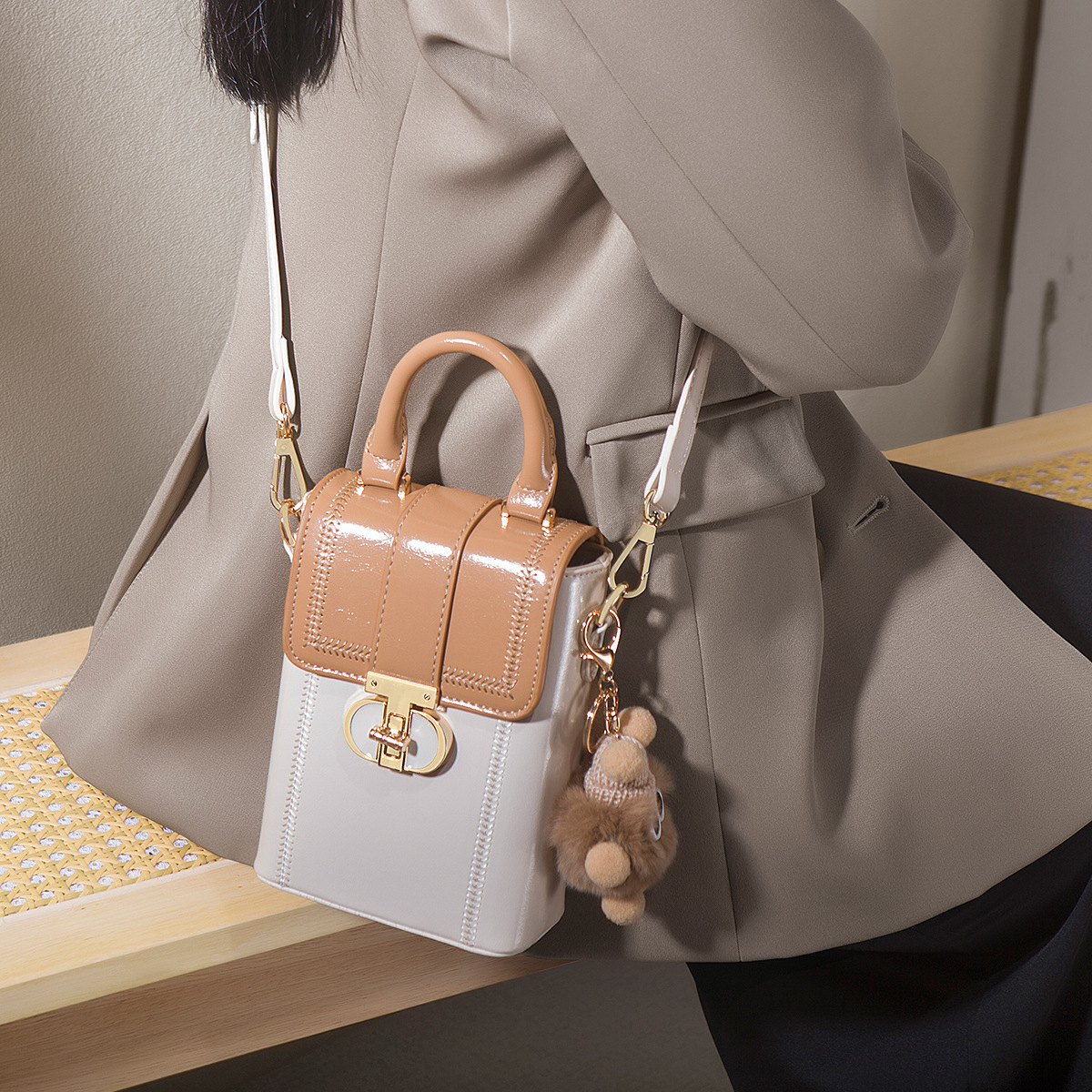 Bolso de teléfono móvil casual de verano 2026 nuevo estilo de moda mini bolso de hombro de mujer