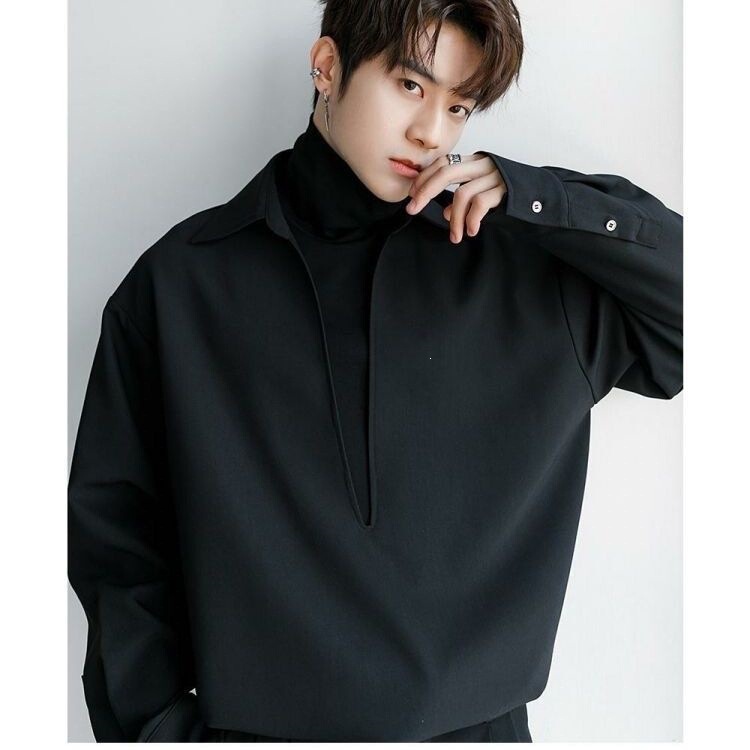 Trendy Men's Long-Sleeve Sicilian Patchwork Autumn Sweatshirt Shirt Top 10