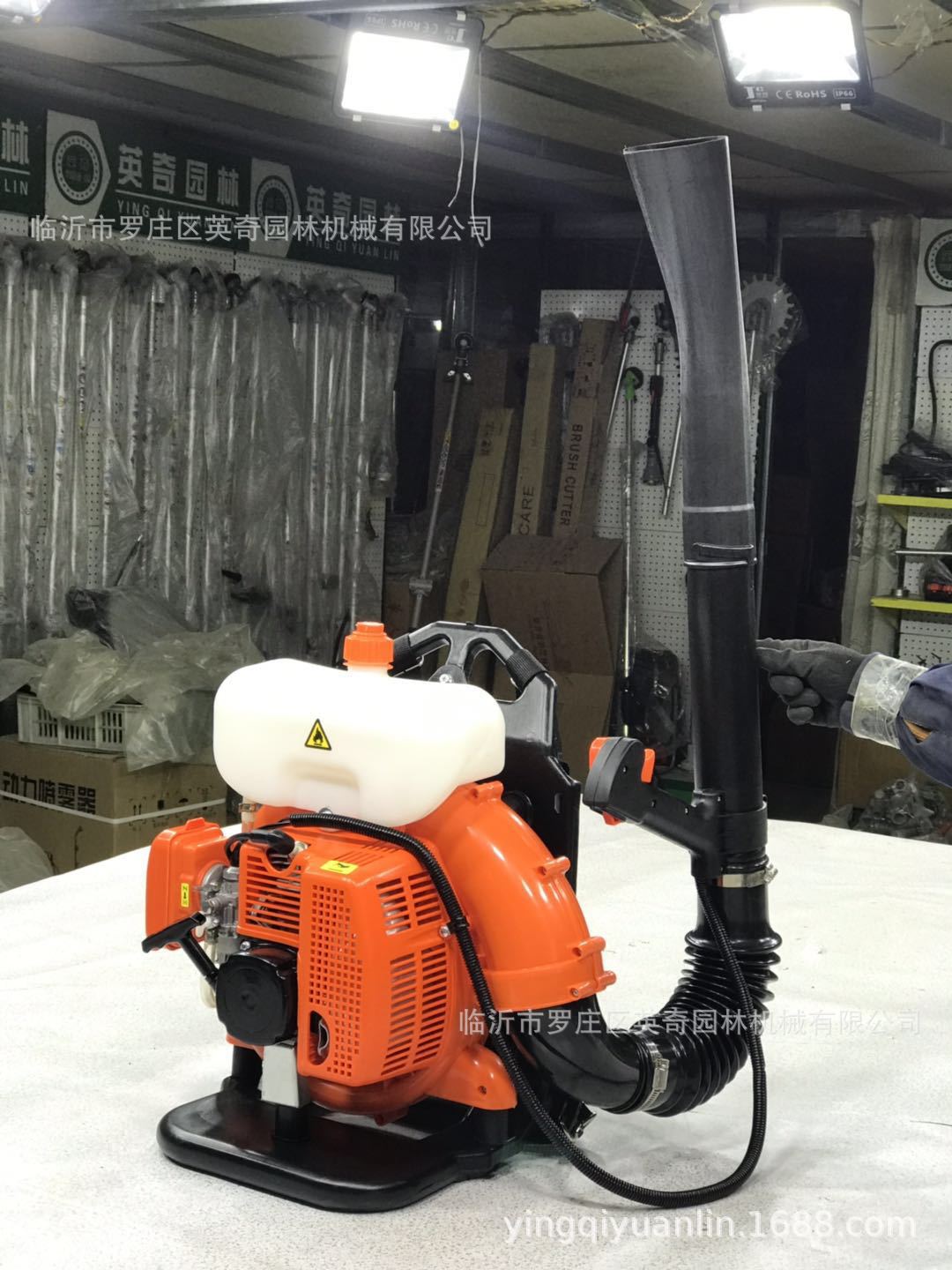 Yingqi ventas directas de fábrica mochila gasolina secador de pelo de efecto invernadero soplador de nieve camino de limpieza extintor de viento