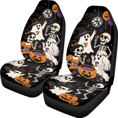 printed seat covers, featuring ghost and: Universal seat cover - ysfe5623fv-1-2-piece-set