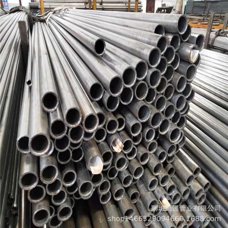 本厂产Q235B精密光亮管 内圆25mm精轧无缝管 倒角下料