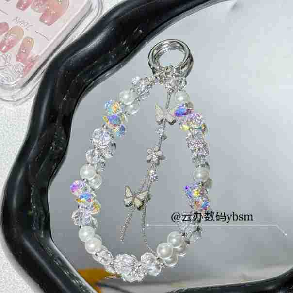 Fashionable elegant mobile phone with butterfly