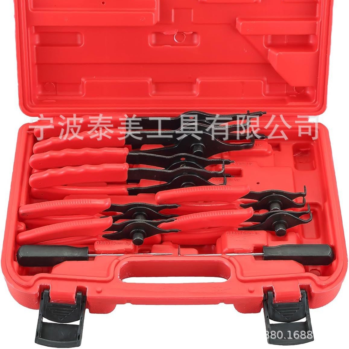 现货11件套挡圈钳 卡环卡簧钳组套 汽修五金工具跨境专供