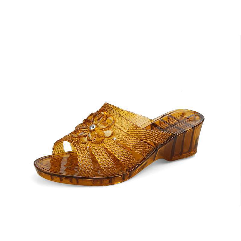 국화 진한 노란색, 굽 높이 5CM