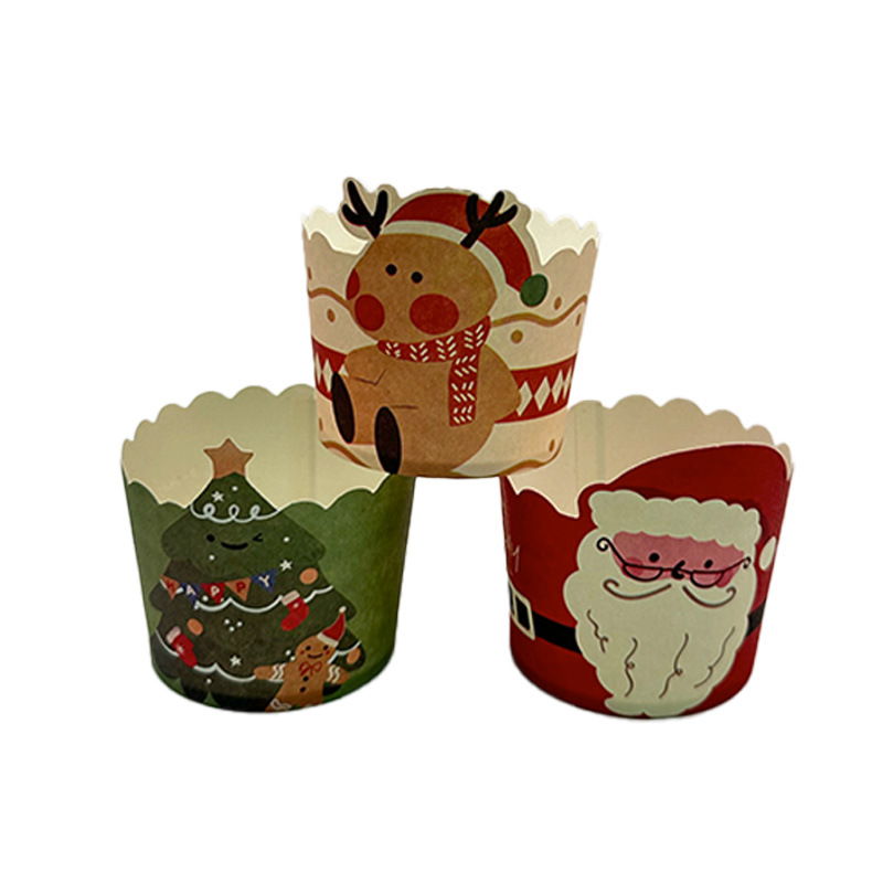 Papel de película pe, taza de cartón de dibujos animados, taza de papel para pastel, soporte de papel para pastel especial, taza de muffin duro redondo resistente a altas temperaturas