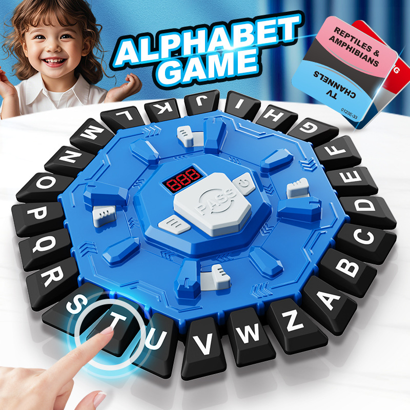 Transfronterizos escritorio creativo rompecabezas loco alfabeto juego de mesa amazon juegos de mesa ritmo giradisco juguetes image 1