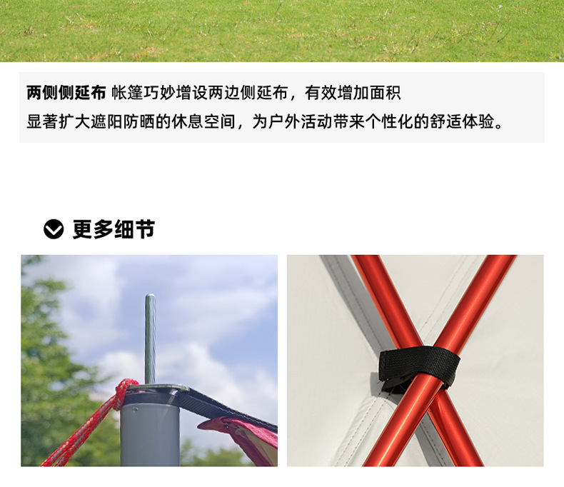 Donkey's Friend Outdoor Camping Tent Customization Multifunctional One-Bedroom-One-Living-Room Exhibition Hall Camping Canopy OEM
