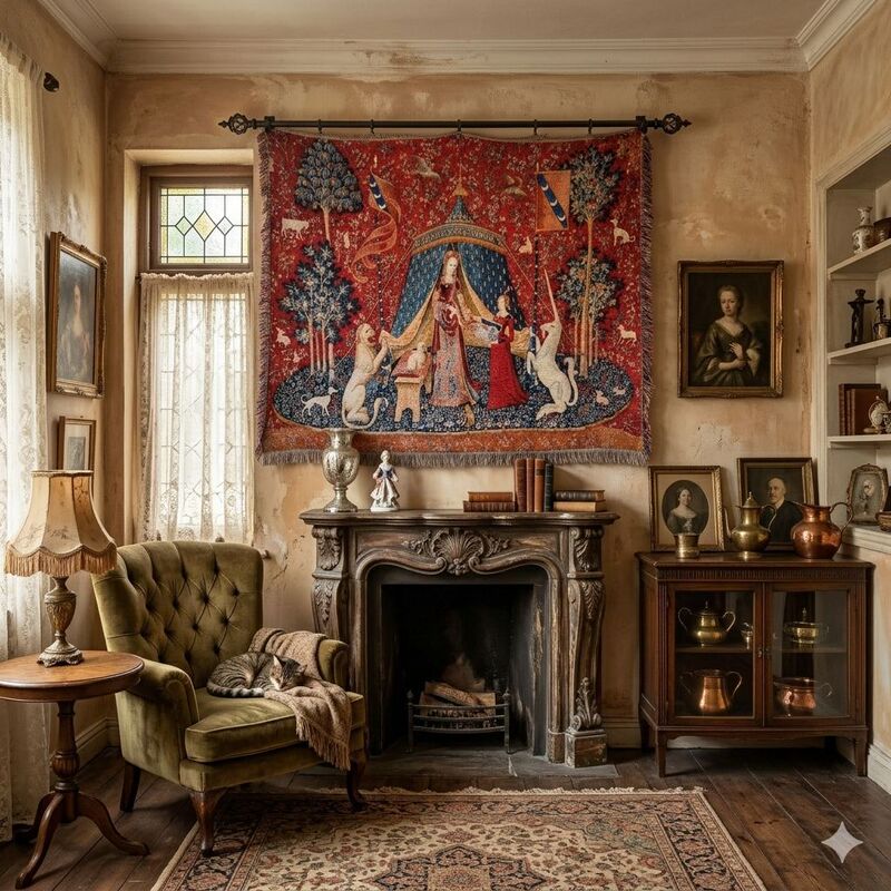 The Lady and the Unicorn Medieval Tapestry