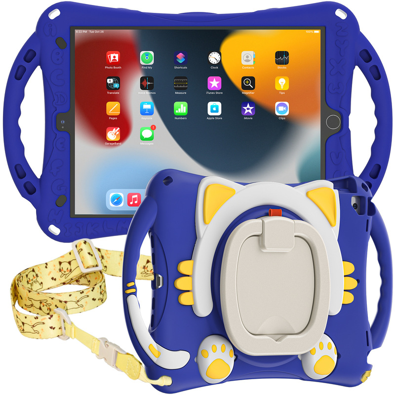 Spot iPad 10.2 inch Air3 Pro 10.5 flat case cartoon children's portable iPad9 protective case