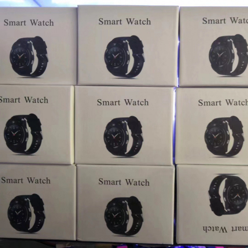 Foreign trade round screen V8 smart watch SIM call phone card Bluetooth music touch screen A1/GT08/DZ09 batch