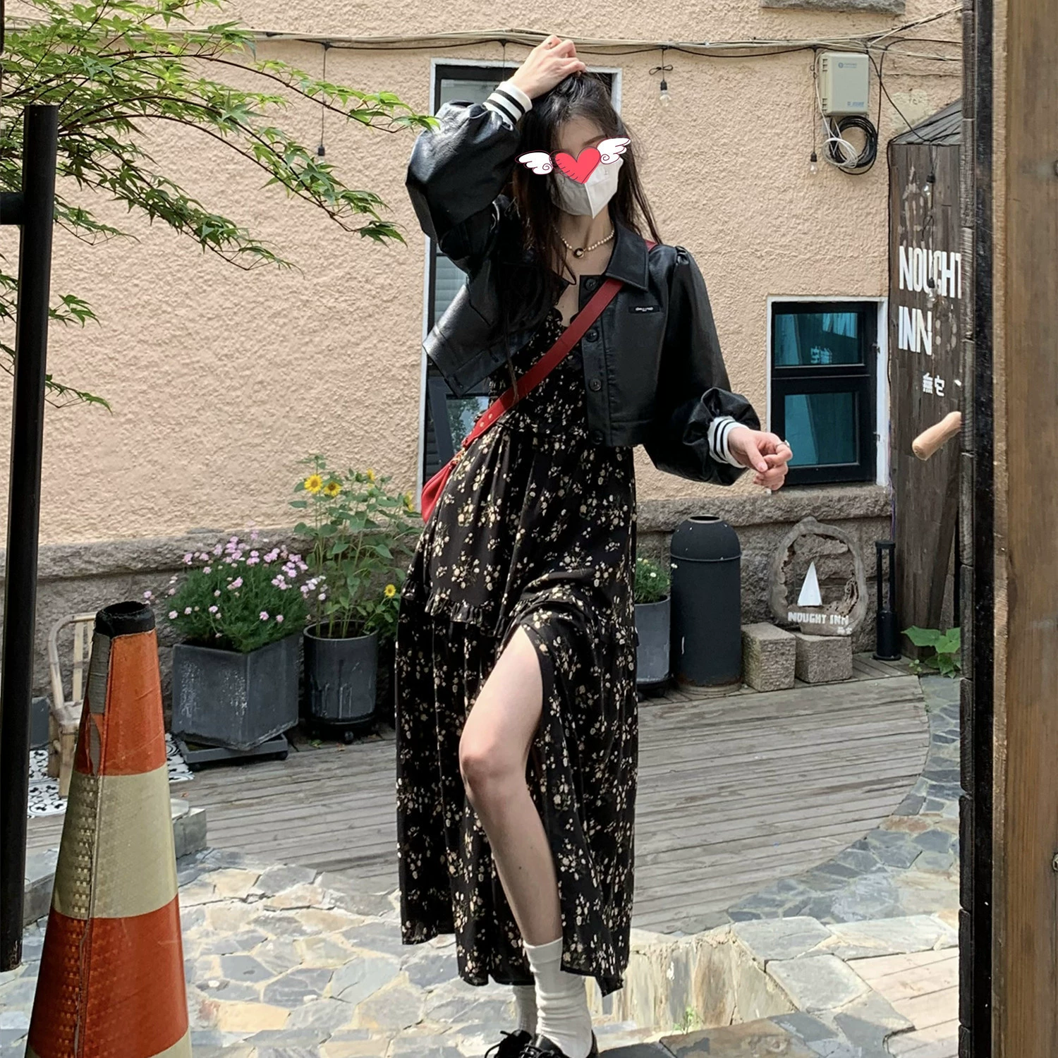 Платье в цветочной оправе Лето 2023 Новое ниша для чайного перерыва темперамент юбка на подтяжках нежное французское платье