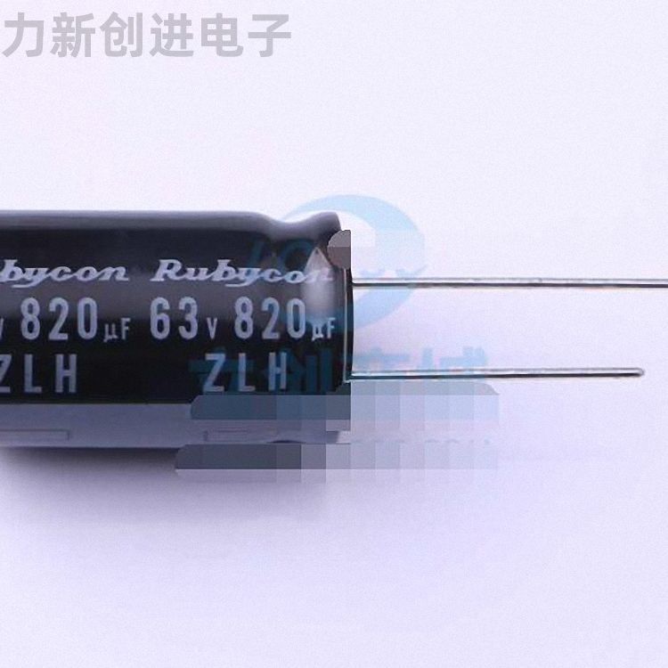 63ZLH820MEFC16X25描述820uF 63V电解电容器