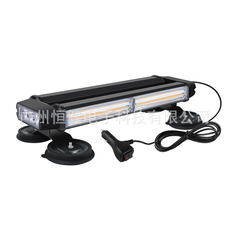 Recommend COB roof light flash bumper light car truck engineering rescue vehicle roadblock signal light LED warning light