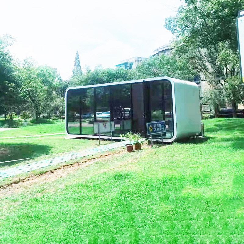 Casa de tablero móvil caja de embalaje personalizada casa de tablero móvil tienda de conveniencia de elevación integral productos terminados Apple Cabin Residence