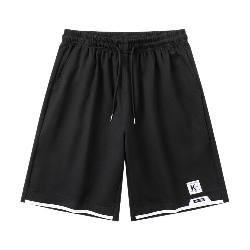 Pantalones cortos de seda de hielo para hombres verano 2024 nuevo tipo de herramientas de secado rápido cinco pantalones largos pantalones deportivos casuales sueltos