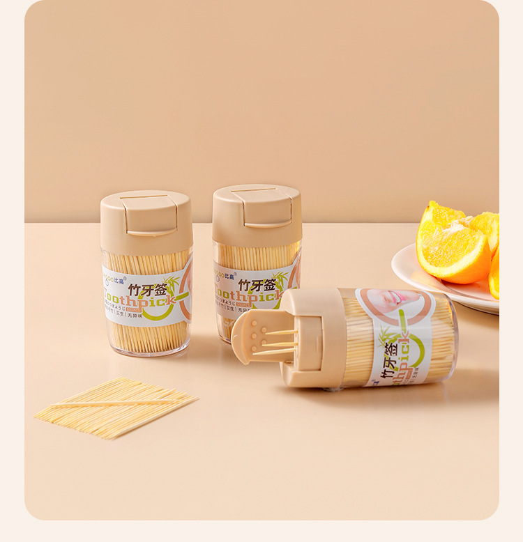 Wholesale of disposable bamboo fine toothpicks, toothpick boxes, and bamboo toothpicks for home use, restaurants and hotels pic 11