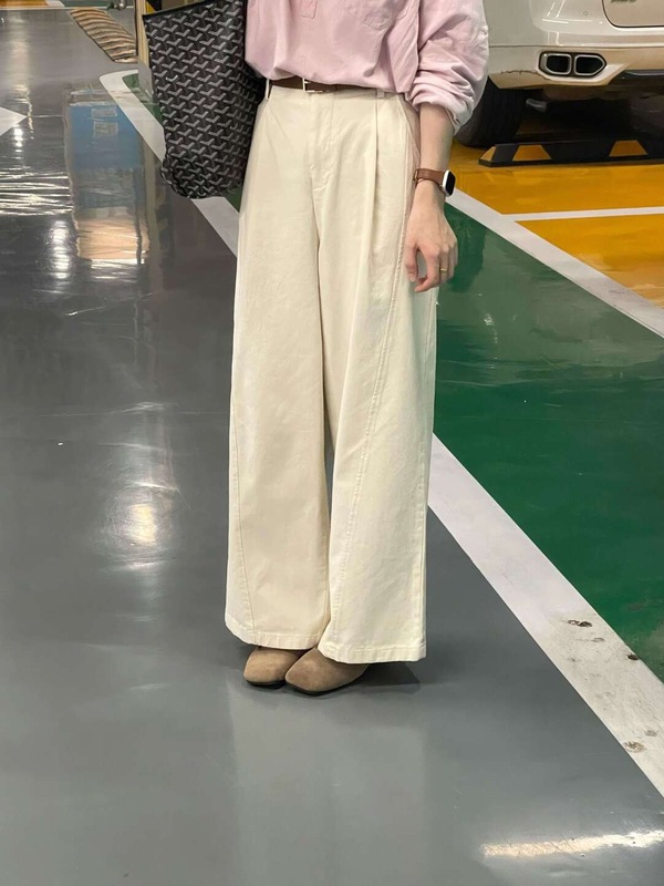 慵懒风百搭阔腿裤女垂感休闲直筒裤宽松高腰遮胯显瘦高级长裤|undefined
