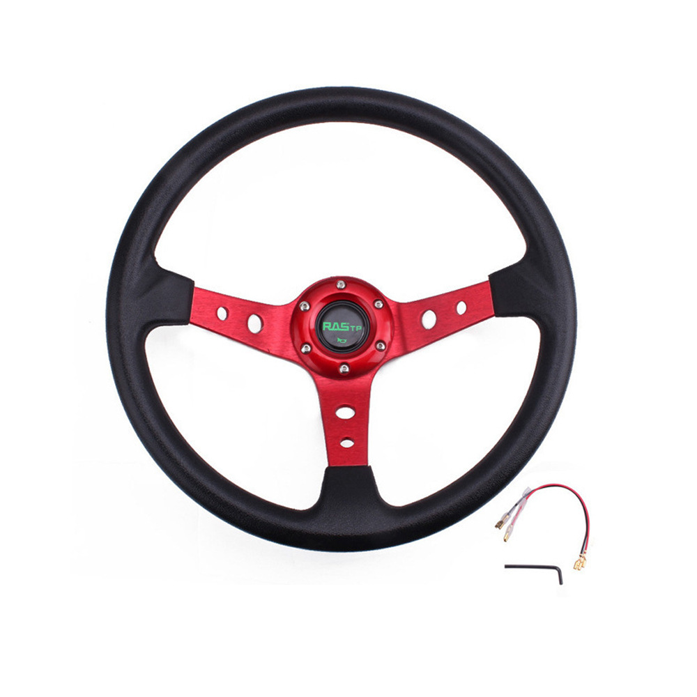 Car Modification Accessories PURacing Steering Wheel Competitive Game Deep Dish14-inch Kart Steering Wheel