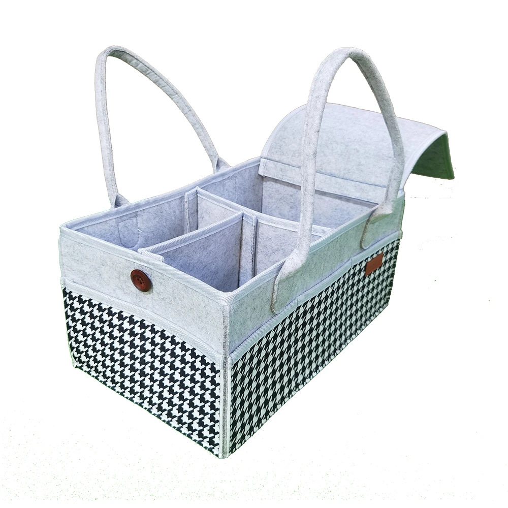 물떼새 격자 기저귀 가방