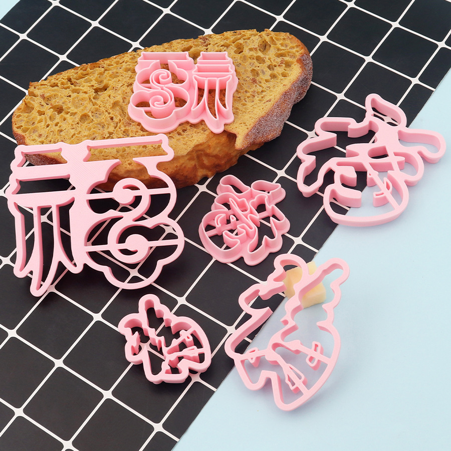 3D molde de corte de pasta creativo diy pastel simulación molde de pan al vapor herramientas de horneado molde de plástico