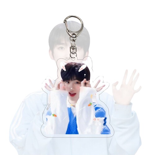 Acrylic Double-Sided Keychain of Ding Chengxin from TALENTBOYS, Celebrity Merchandise with Independent Packaging, Gift for Fans