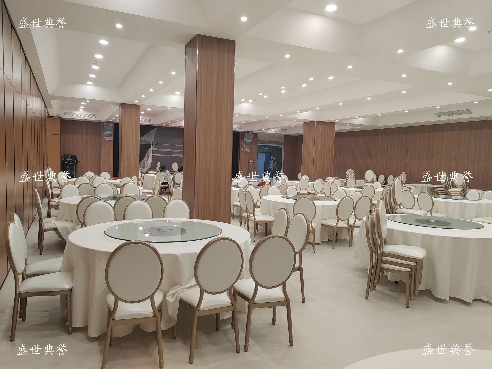 宁波厂家直销餐饮布草酒店宴会厅台布餐厅婚宴纯色桌布家宴圆桌布详情21