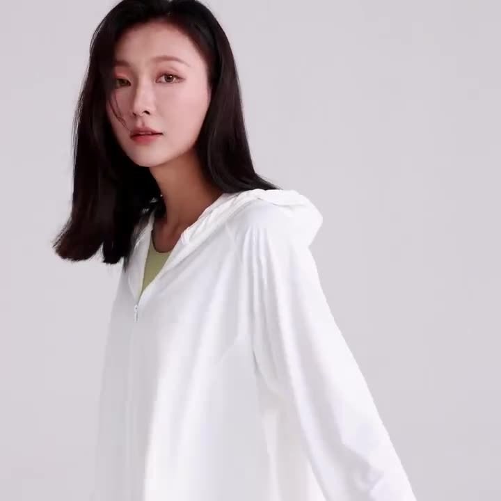 Dead leaf butterfly 1010#| KUYEDIE sunscreen women's hooded h bat sunshade riding clothes summer long sleeve