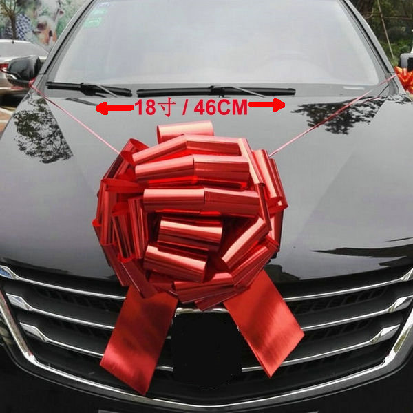 in stock 18 inch Christmas wedding Valentine's Day party decoration large hand flower car 4S shop decoration car flower