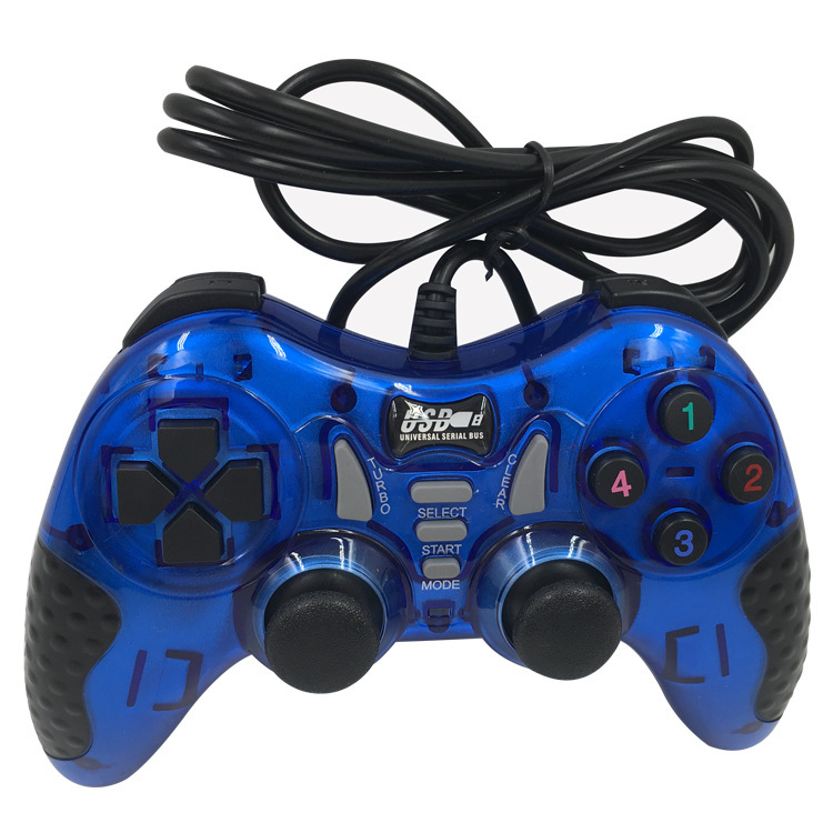 Fábrica al por mayor USB un solo jugador mando de juegos PC mando de juegos multi-botón mando de juegos de fútbol en vivo