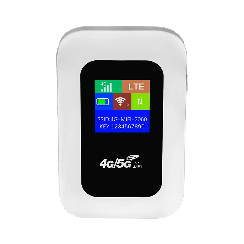 4G wireless portable MIFI color screen portable LTE router wireless WiFi inserted SIM card 4G5G router