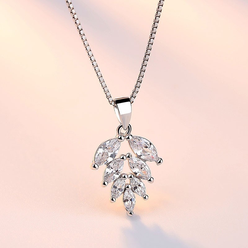 올리브 잎 펜던트 (체인 없음)