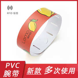 PVCrfid腕带idPVC手环ic卡高频射频卡门禁卡RFID智能卡无源卡
