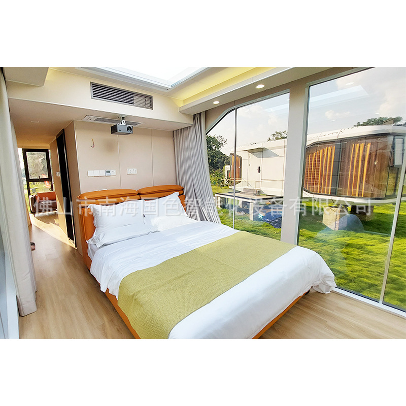 Wenlv espacio creativo cápsula B & B Villa móvil integrado casa luz edificio de acero sala de actividades cabina de montaje