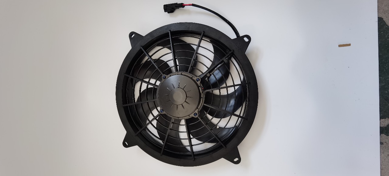 Suitable for 266 Suction Seven-Blade 24V Car Cooling Fan, Bus Top Air Conditioning Water Tank Cooling Fan