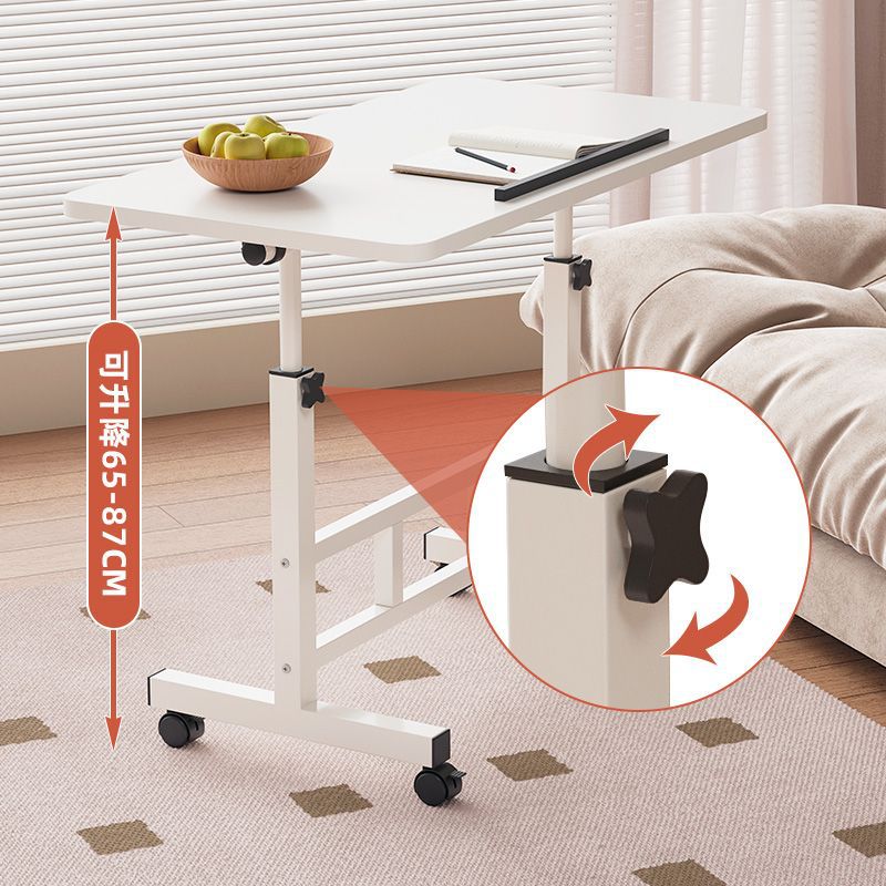 Mesa de escritura simple para estudiantes, mesa plegable móvil junto a la cama, mesa elevadora avanzada para dormitorios, escritorio moderno y simple image 4