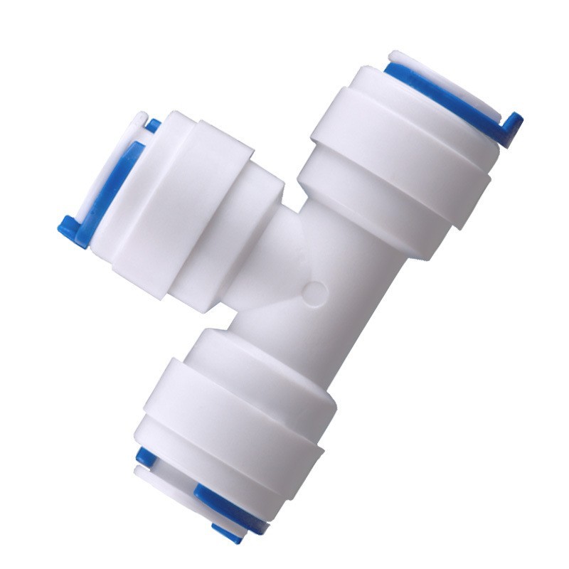 706 conector de tubería de tres puntos máquina ro comercial T-tipo y-tipo conector de tres vías purificador de agua de 3 puntos de tres vías conector de enchufe rápido