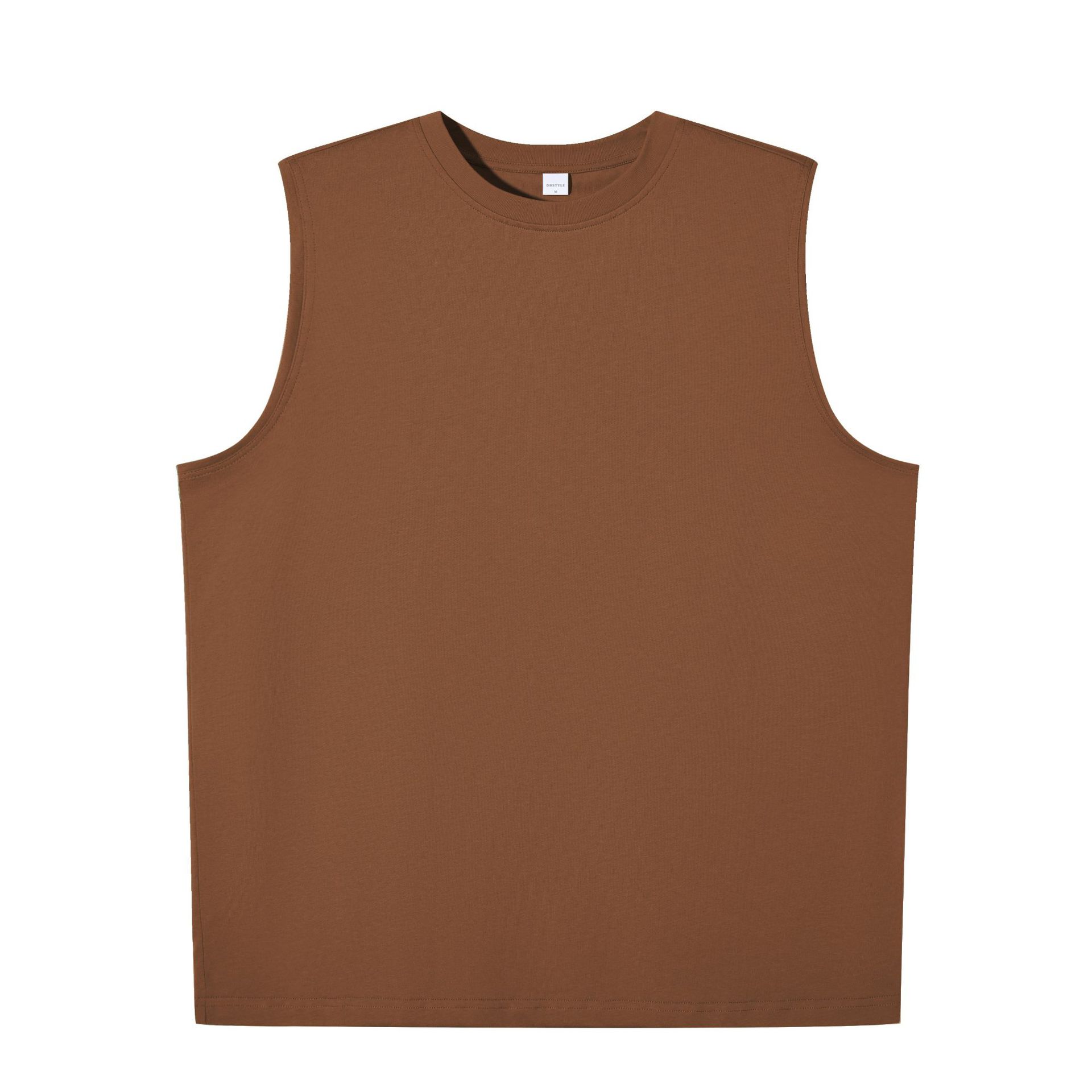 Camiseta sin Mangas para Hombre de Algodón Peinado Deportiva Casual