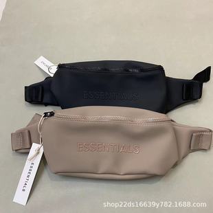 25SS in stock FOG double line ESSENTIALS FEAR OF GOD men's and women's chest bag waist bag riding bag