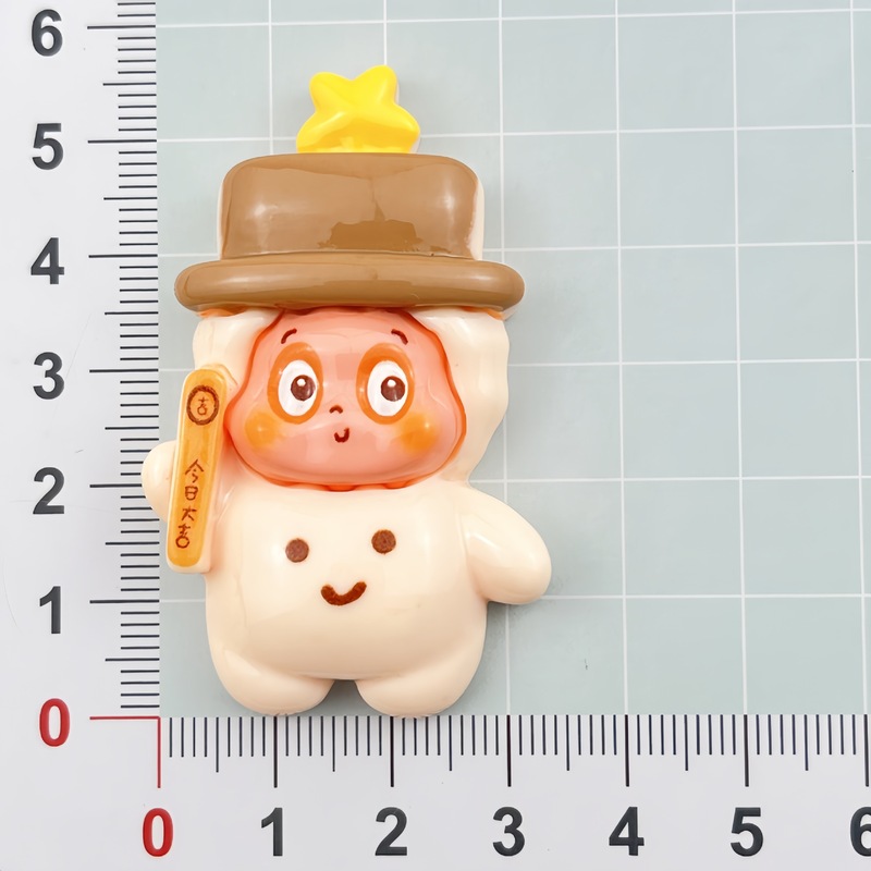 卡通中卡星星人diy树脂配件手工发夹手机壳钥匙扣冰箱贴饰品材料|undefined